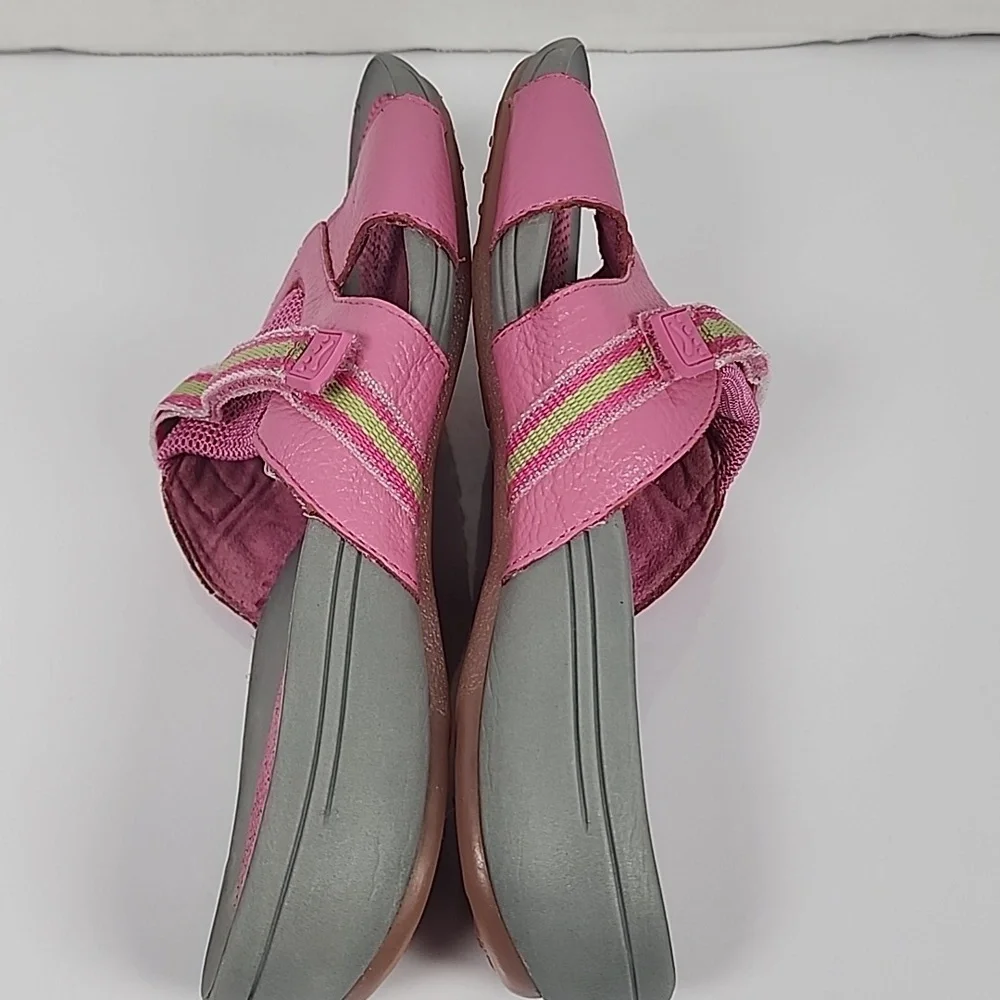 Bare Traps  Women Pink and Gray Open Toe  Sandals Size 6.5 - Picture 6 of 8